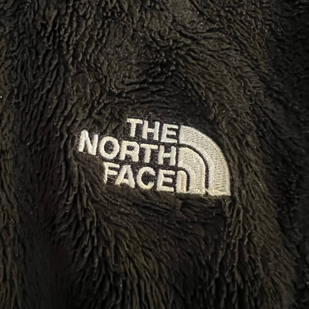 The North Face Women's Fuzzy Jacket fleece black zip up size S - Picture 3 of 5